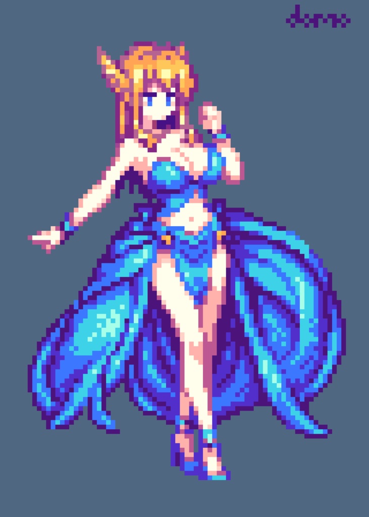 Pixel Art RPG Girls Collection (Vol.01) |ピクセルアート RPG Girls 作品集(ドット絵イラスト集)