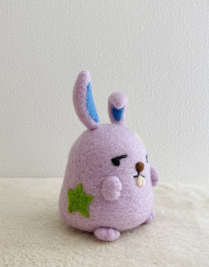 ワクワクうさパープル