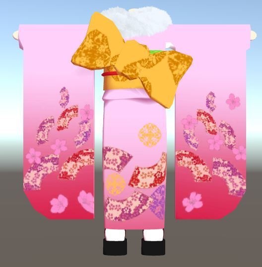 低身長アバター向け振袖