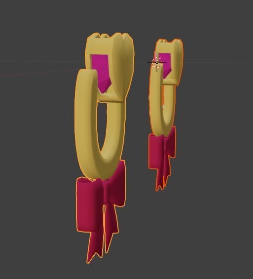 蹄鉄イヤリング