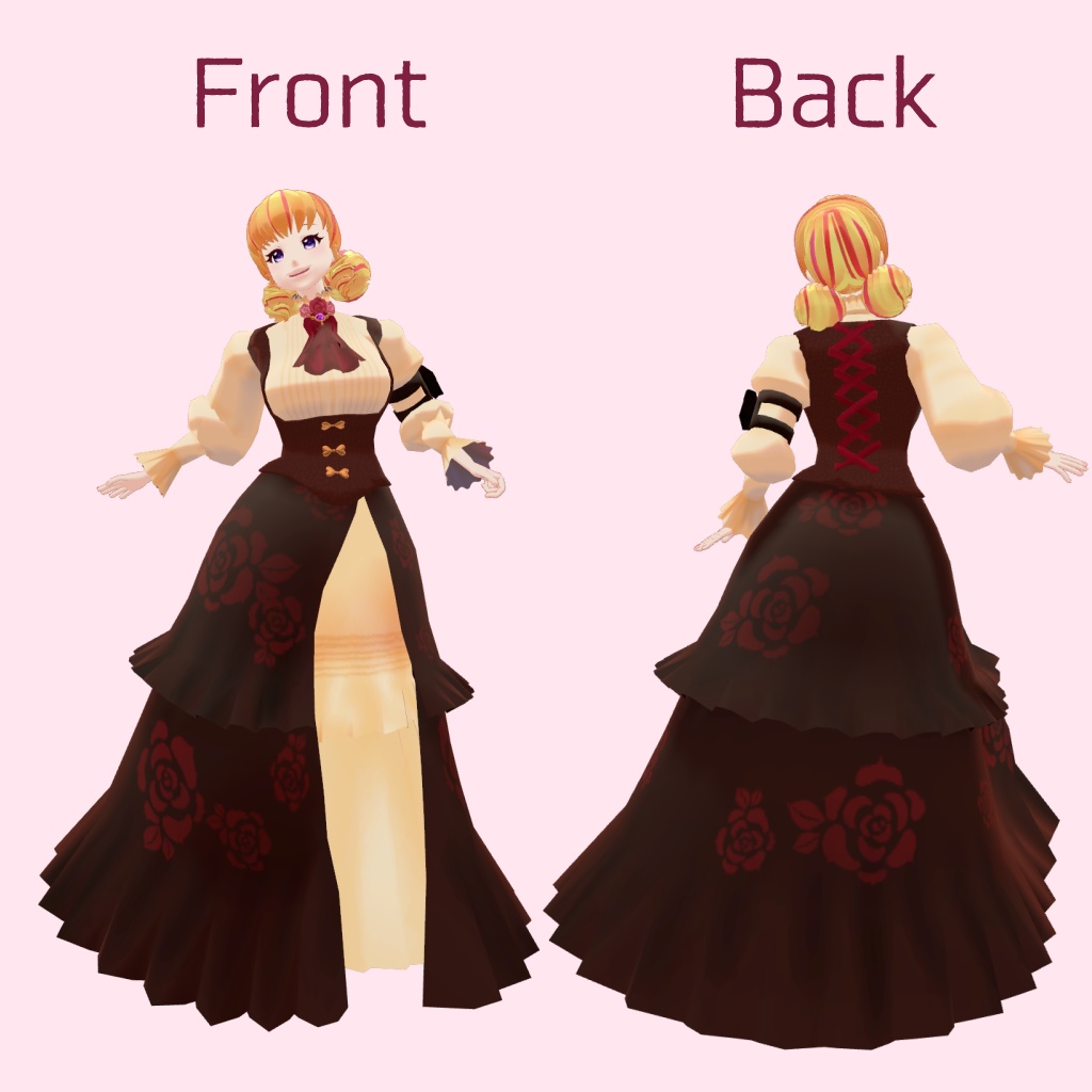 ローザ(Rosa)【オリジナル3Dモデル】Ver2.0