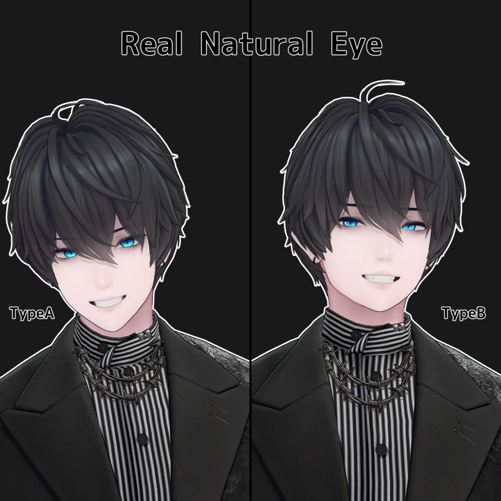 獏対応アイテクスチャ Real Natural Eye Texture