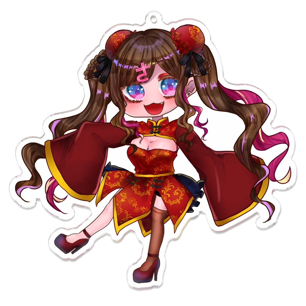乙女心さつき　2021誕生日記念　アクリルキーホルダー