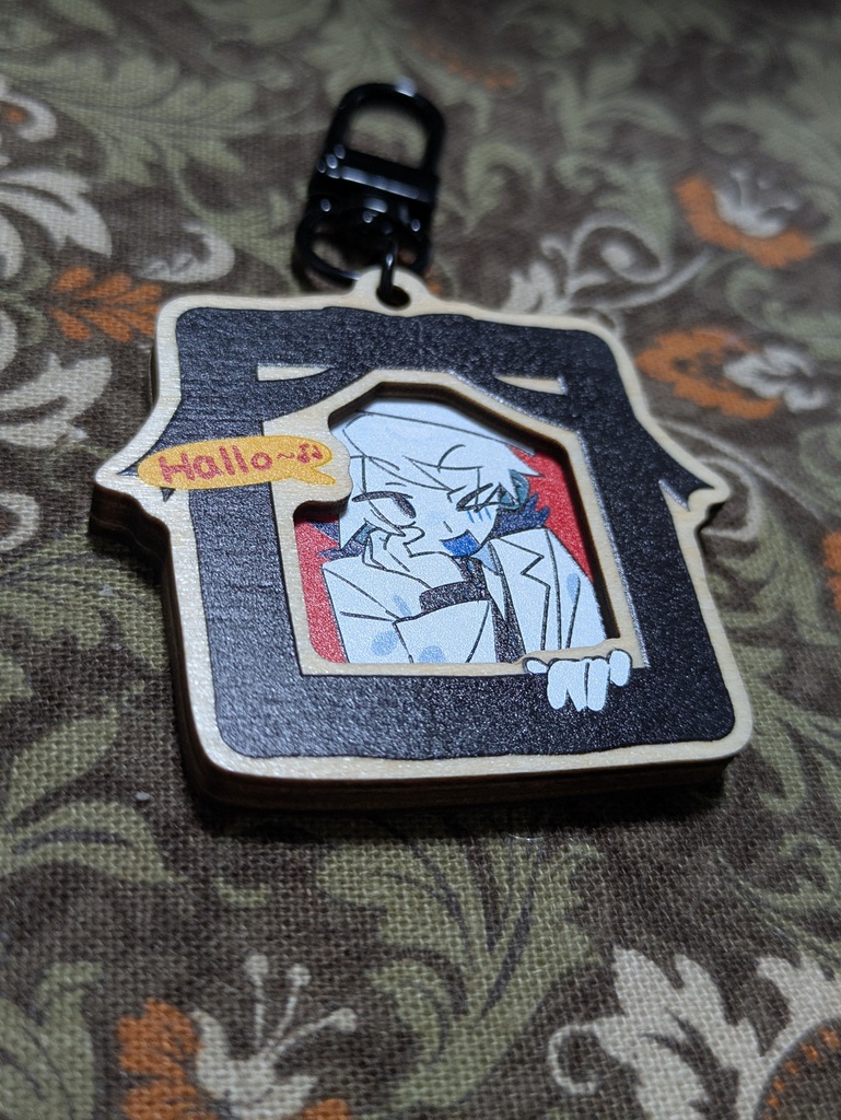 どいつに挨拶キーホルダー