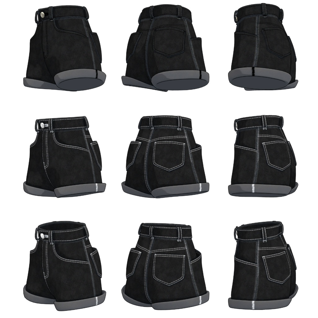 【Lapwing】High Rise Shorts