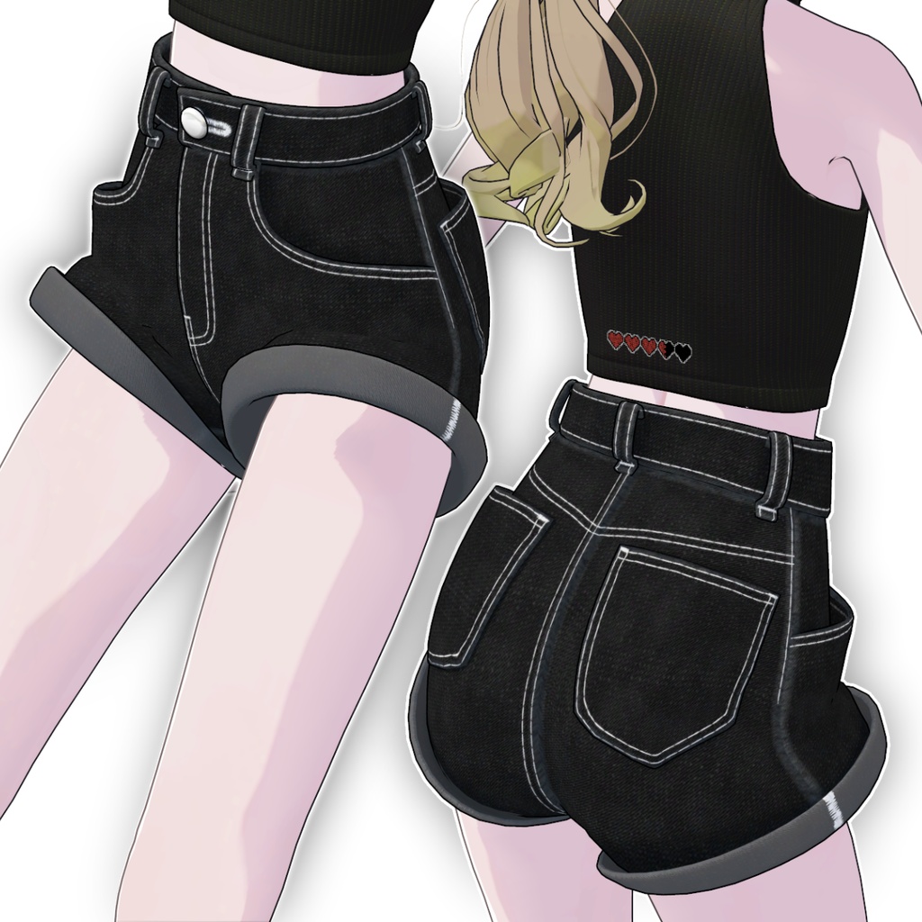 【Lapwing】High Rise Shorts