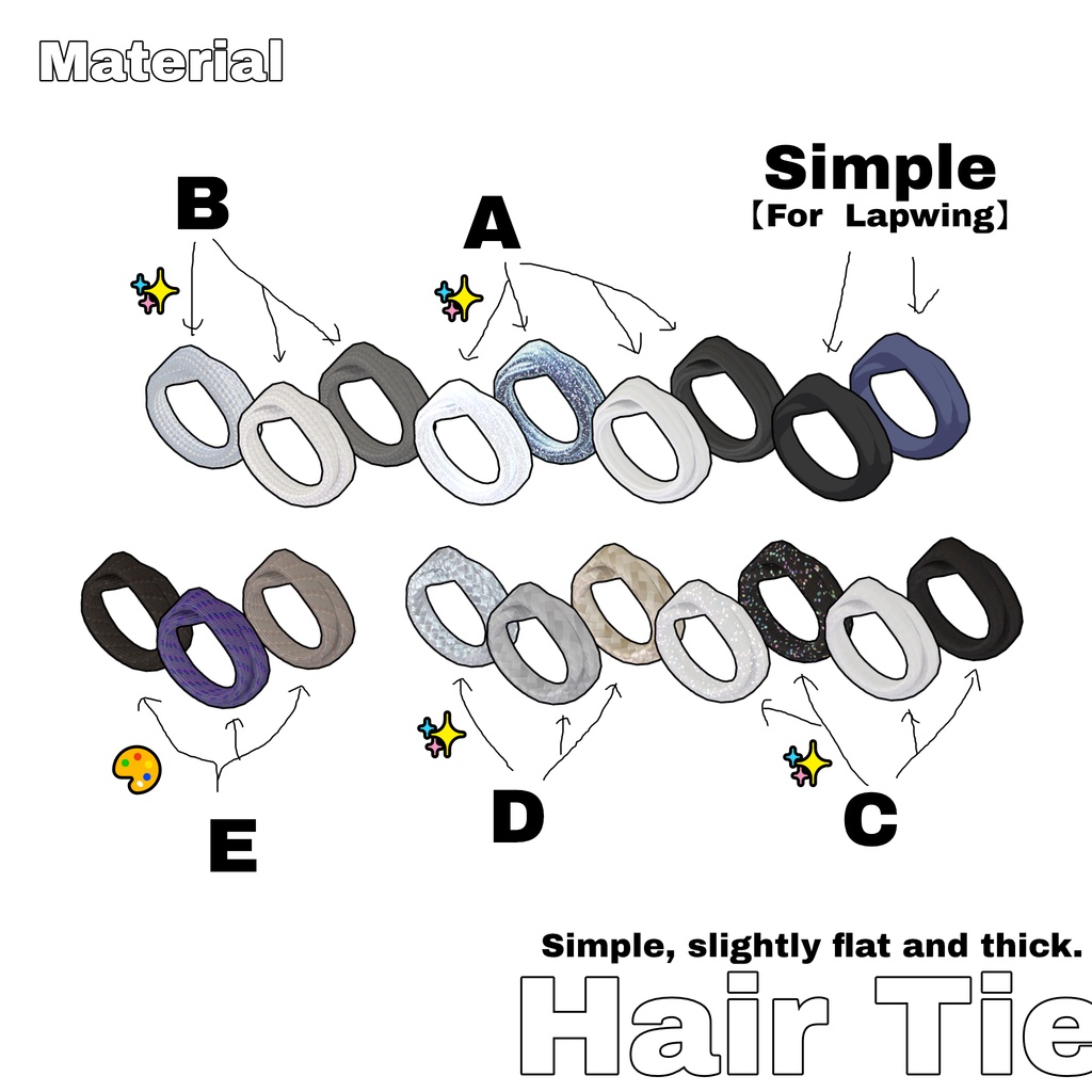 【Lapwing】Hair Tie