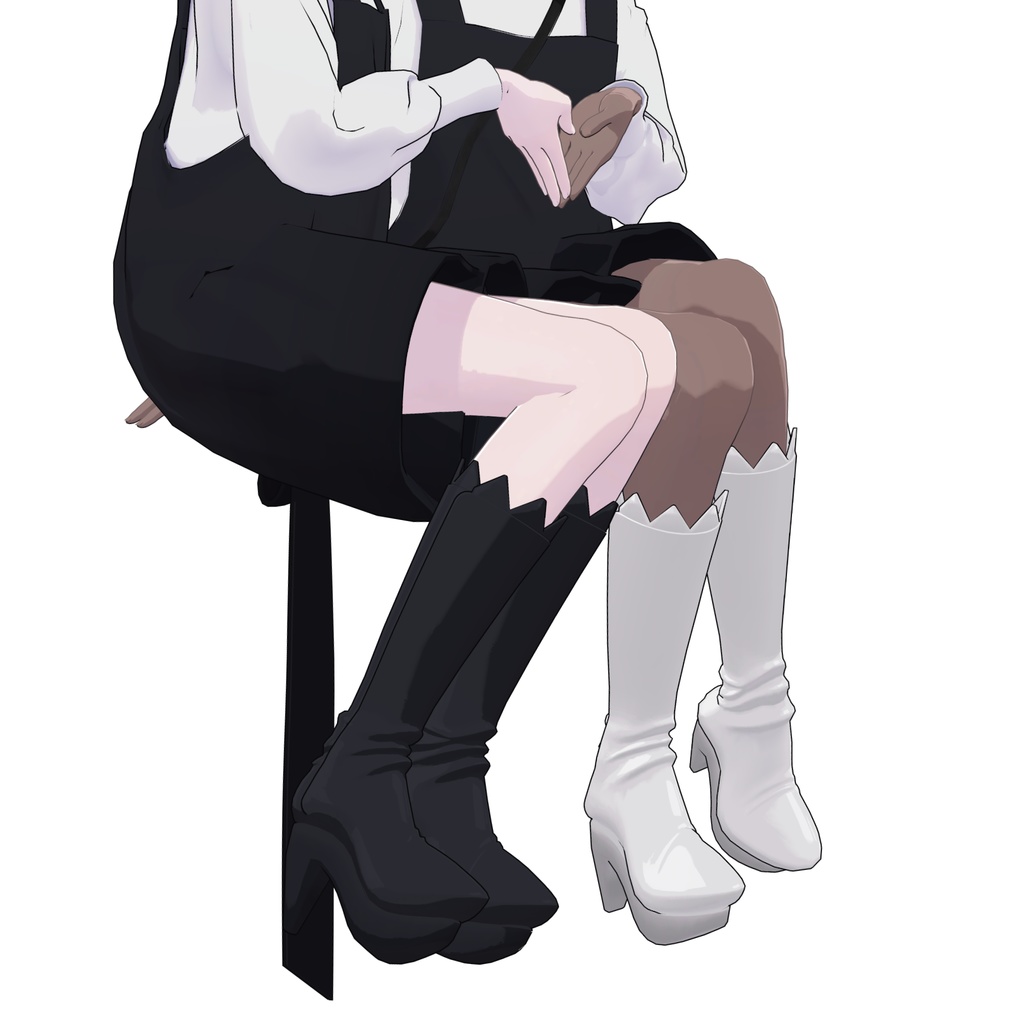 【Lapwing】Boots - Zigzag