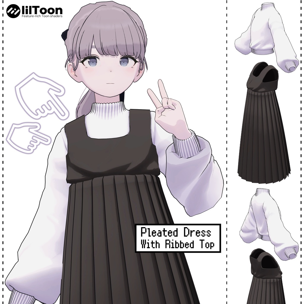 【Lapwing】Pleated Dress