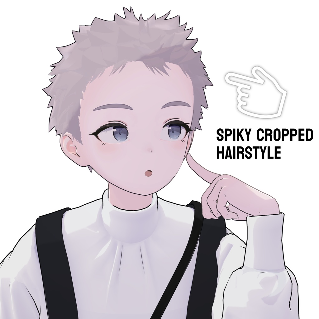 【Lapwing】Spiky Cropped Hairstyle