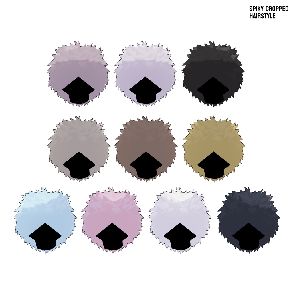 【Lapwing】Spiky Cropped Hairstyle