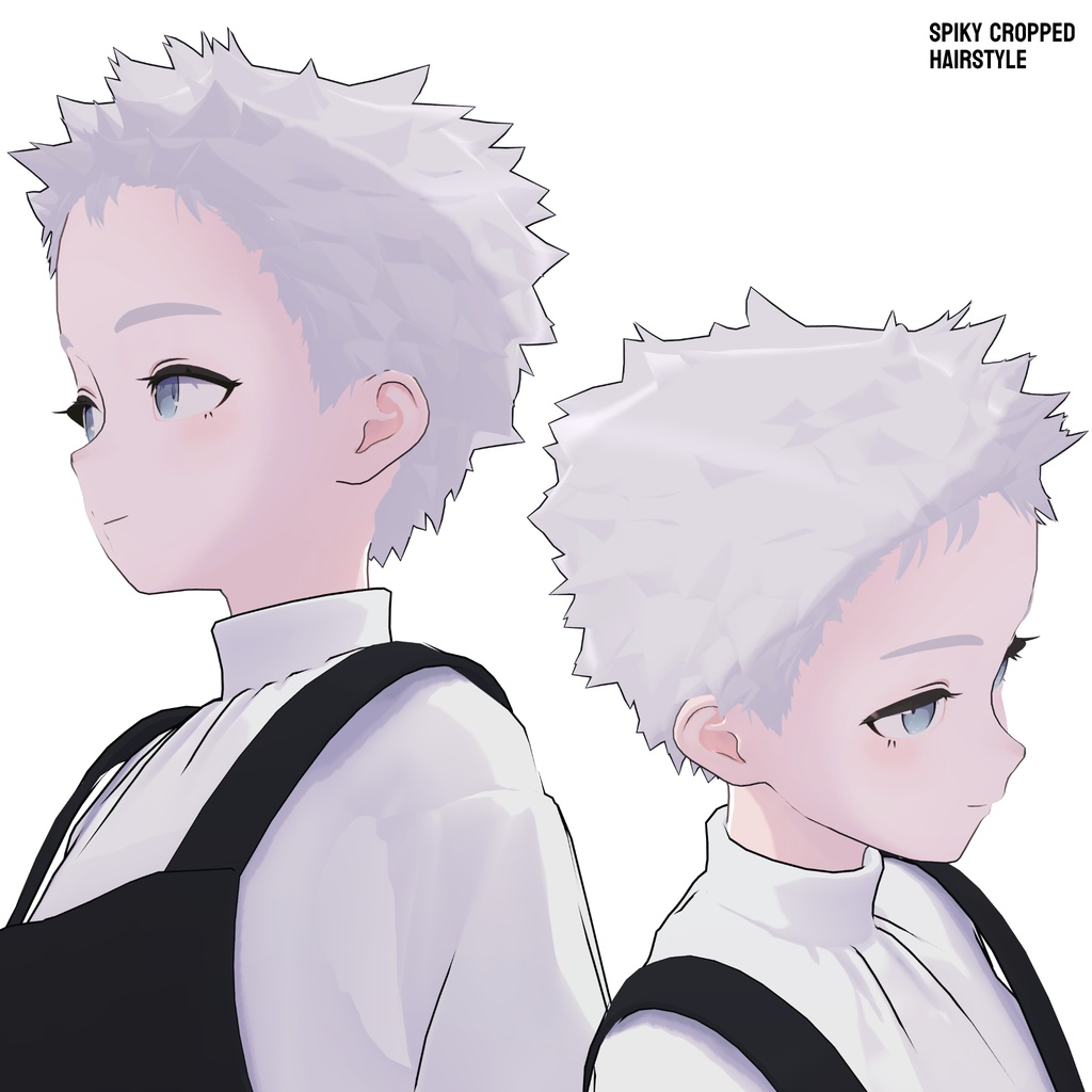 【Lapwing】Spiky Cropped Hairstyle