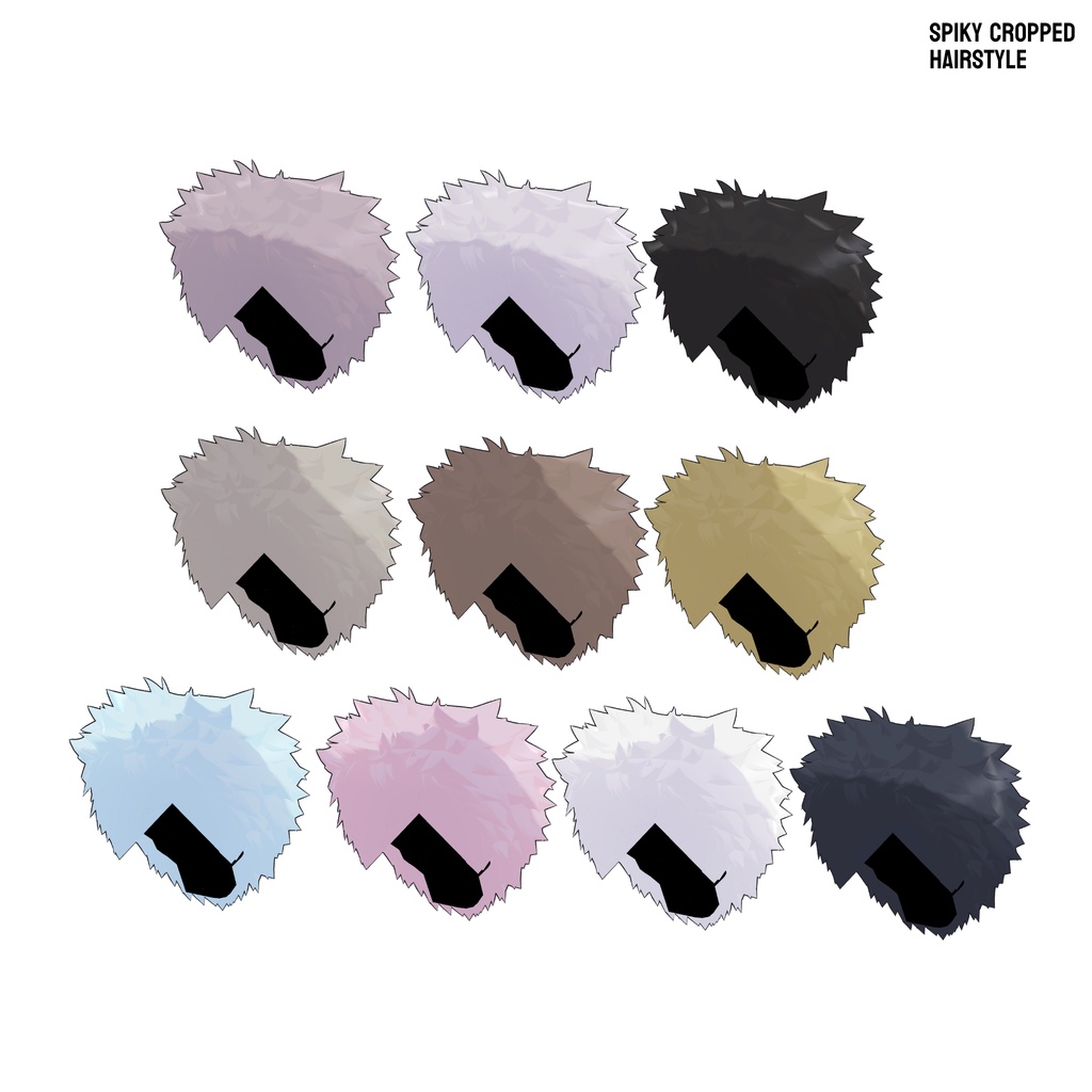 【Lapwing】Spiky Cropped Hairstyle