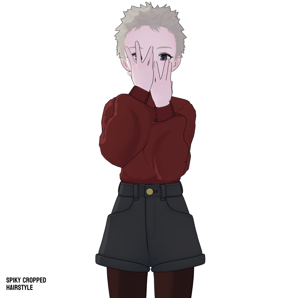 【Lapwing】Spiky Cropped Hairstyle