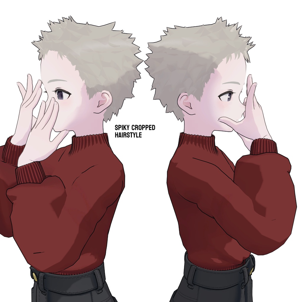 【Lapwing】Spiky Cropped Hairstyle