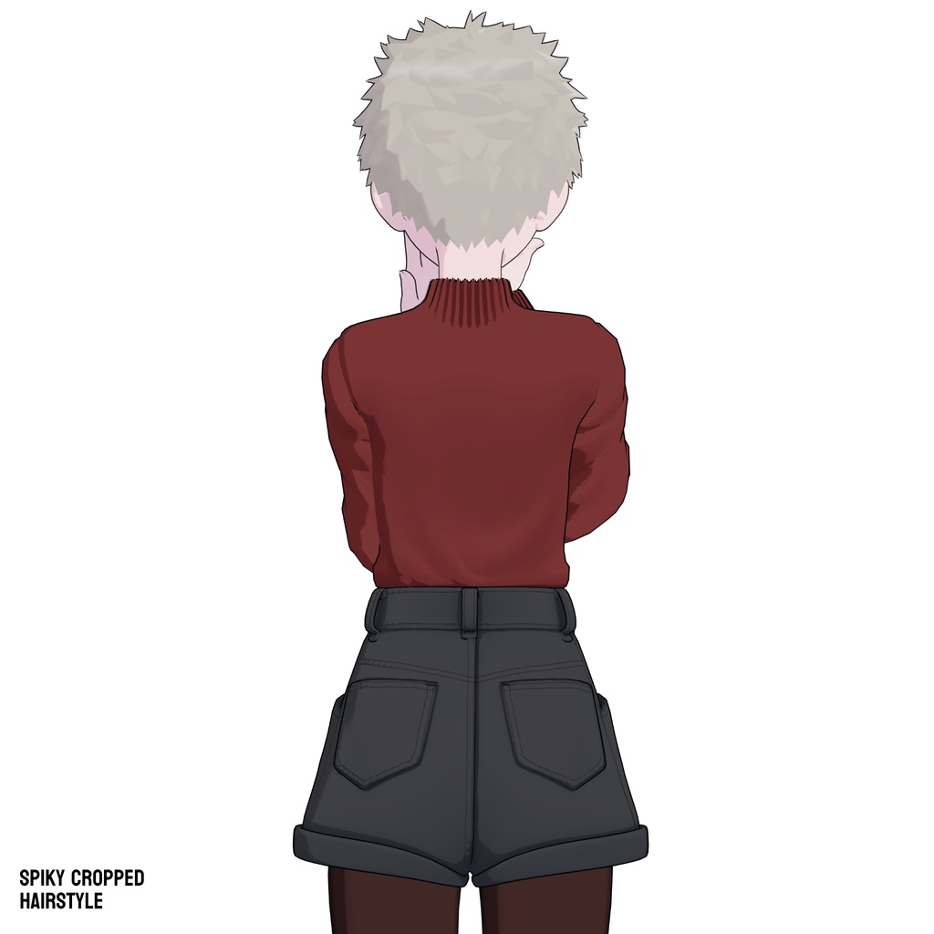 【Lapwing】Spiky Cropped Hairstyle