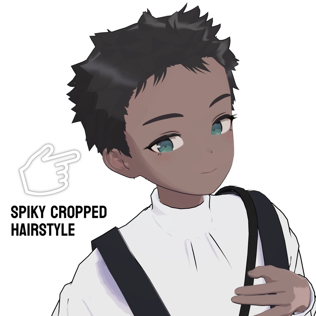 【Lapwing】Spiky Cropped Hairstyle