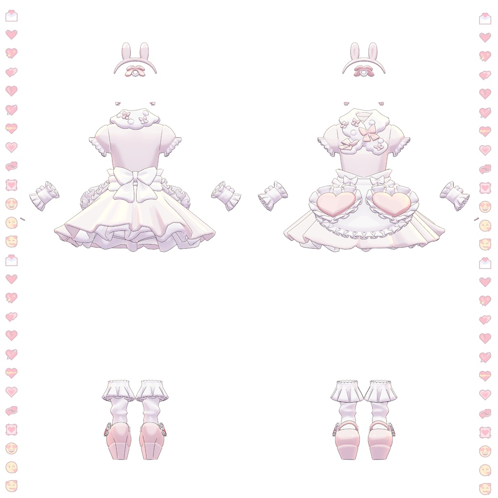 👉発売記念SALE👉【Lapwing】Apron & Dress – Marshmallow Dream