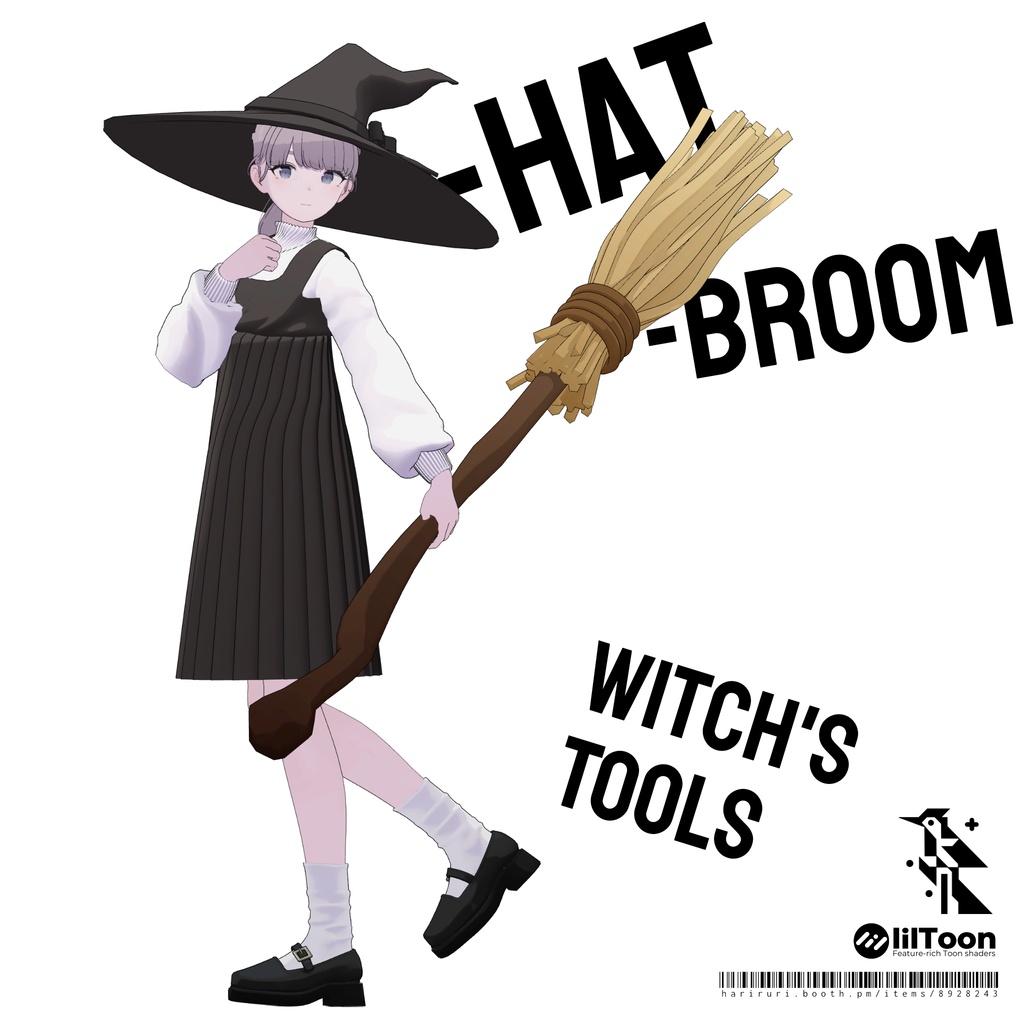 Hat ＆ Broom - Witch's Tools