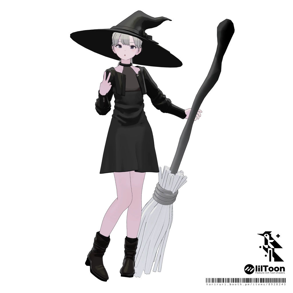Hat & Broom - Witch's Tools