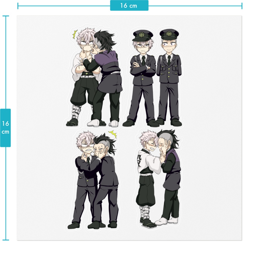 さねげんステッカー(笑わせる-デフォルメまとめ)