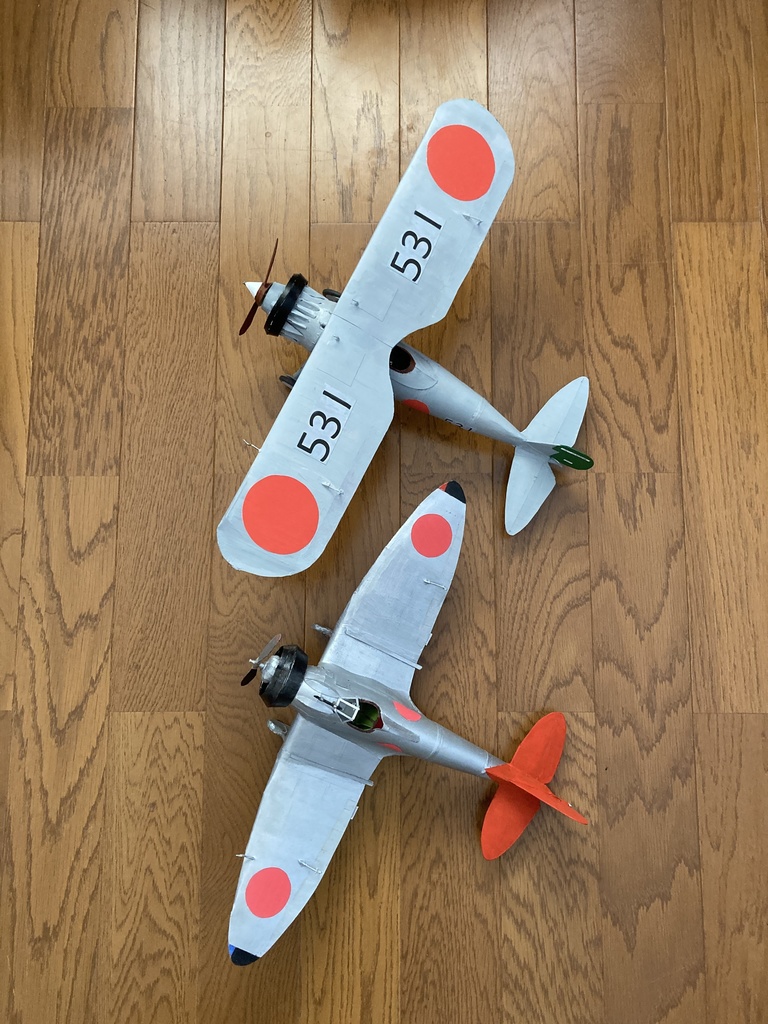 1/24 陸軍91式戦闘機 型紙 - raim - BOOTH