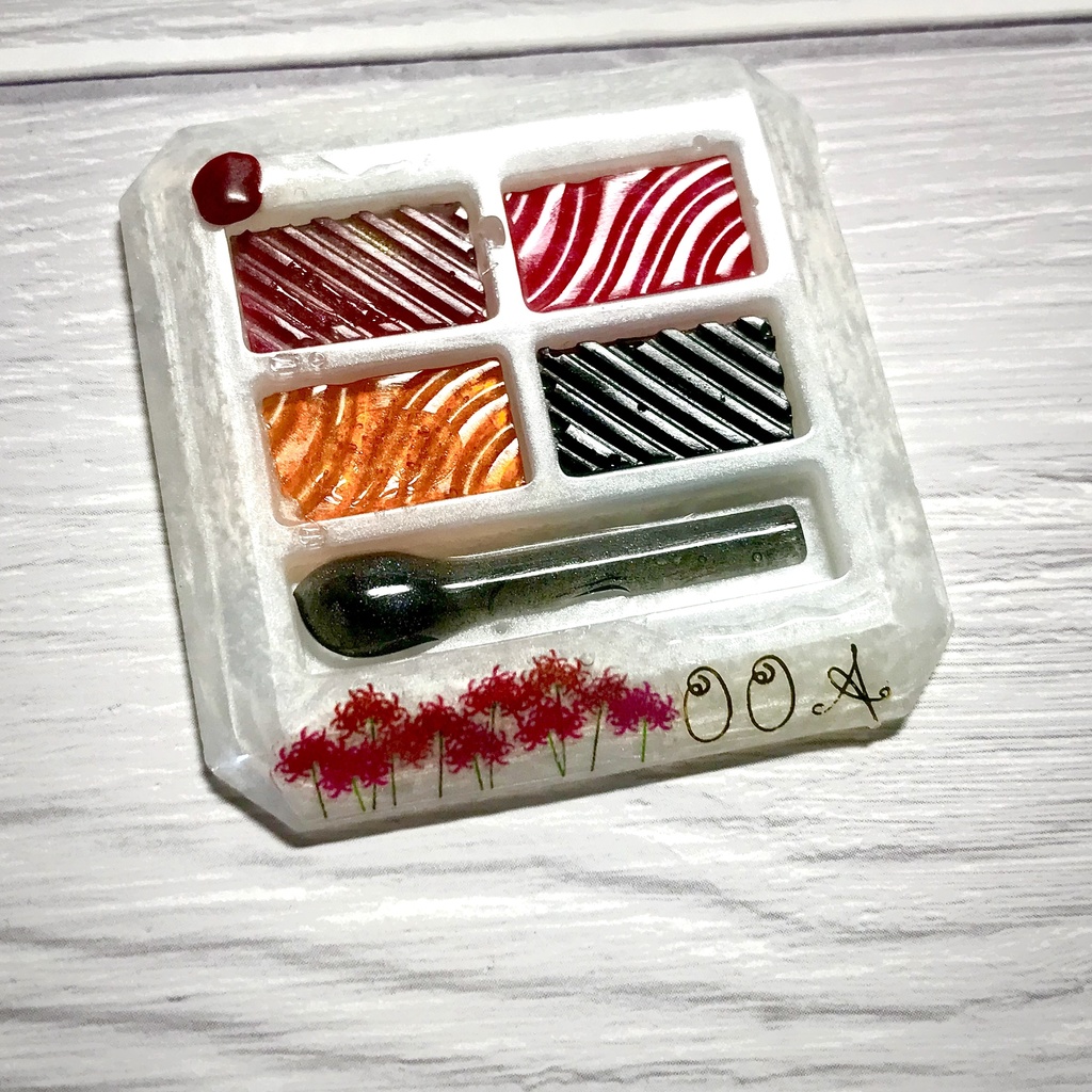 アヤノメイクパレット風レジン