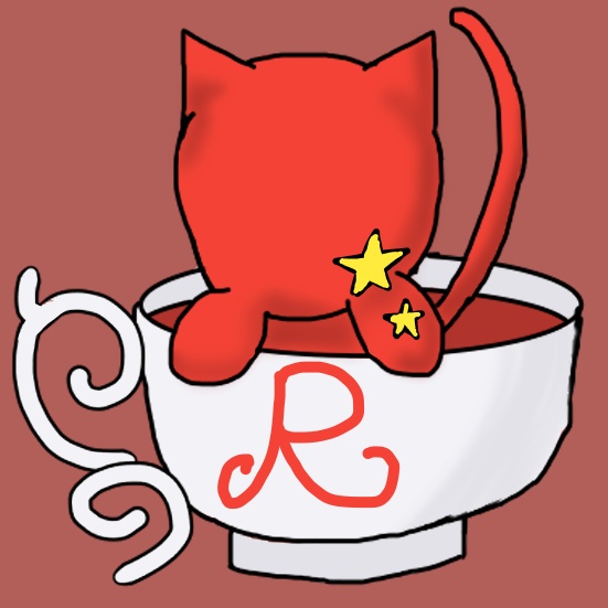 猫カップフレークシール