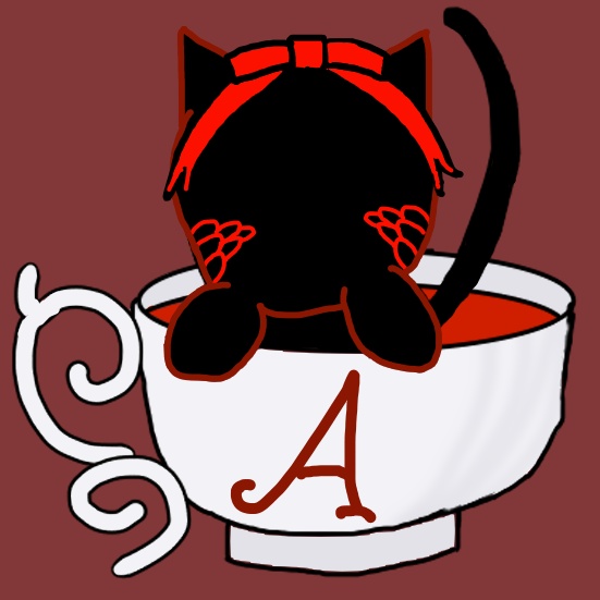 猫カップフレークシール