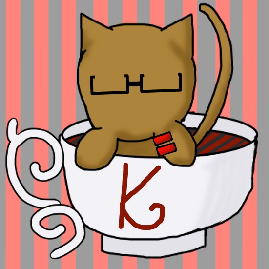 猫カップフレークシール