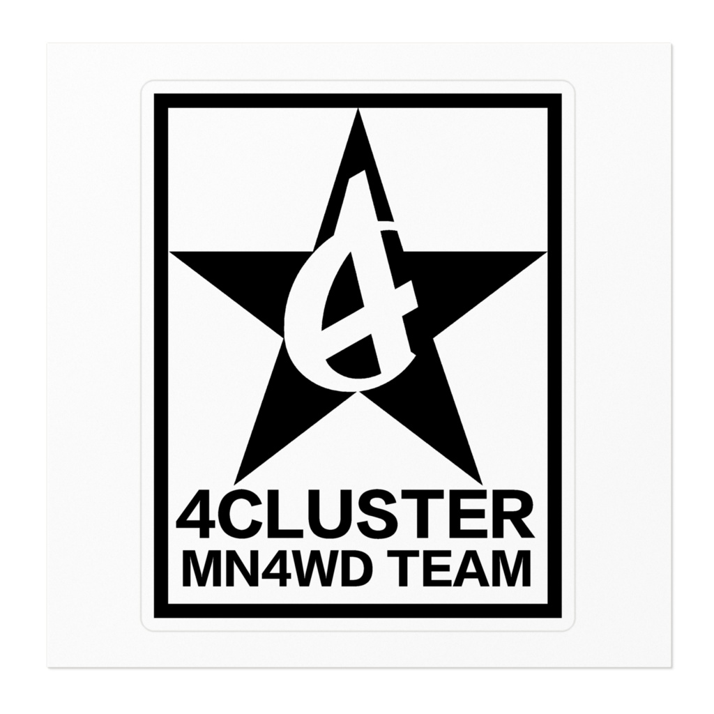 ヨンクラスターチームロゴステッカー