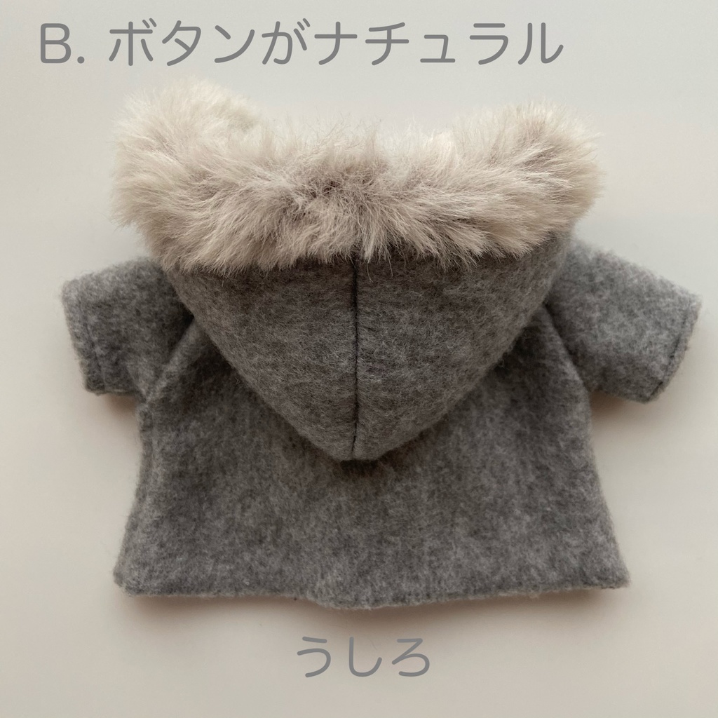 ふわふわファーダッフル