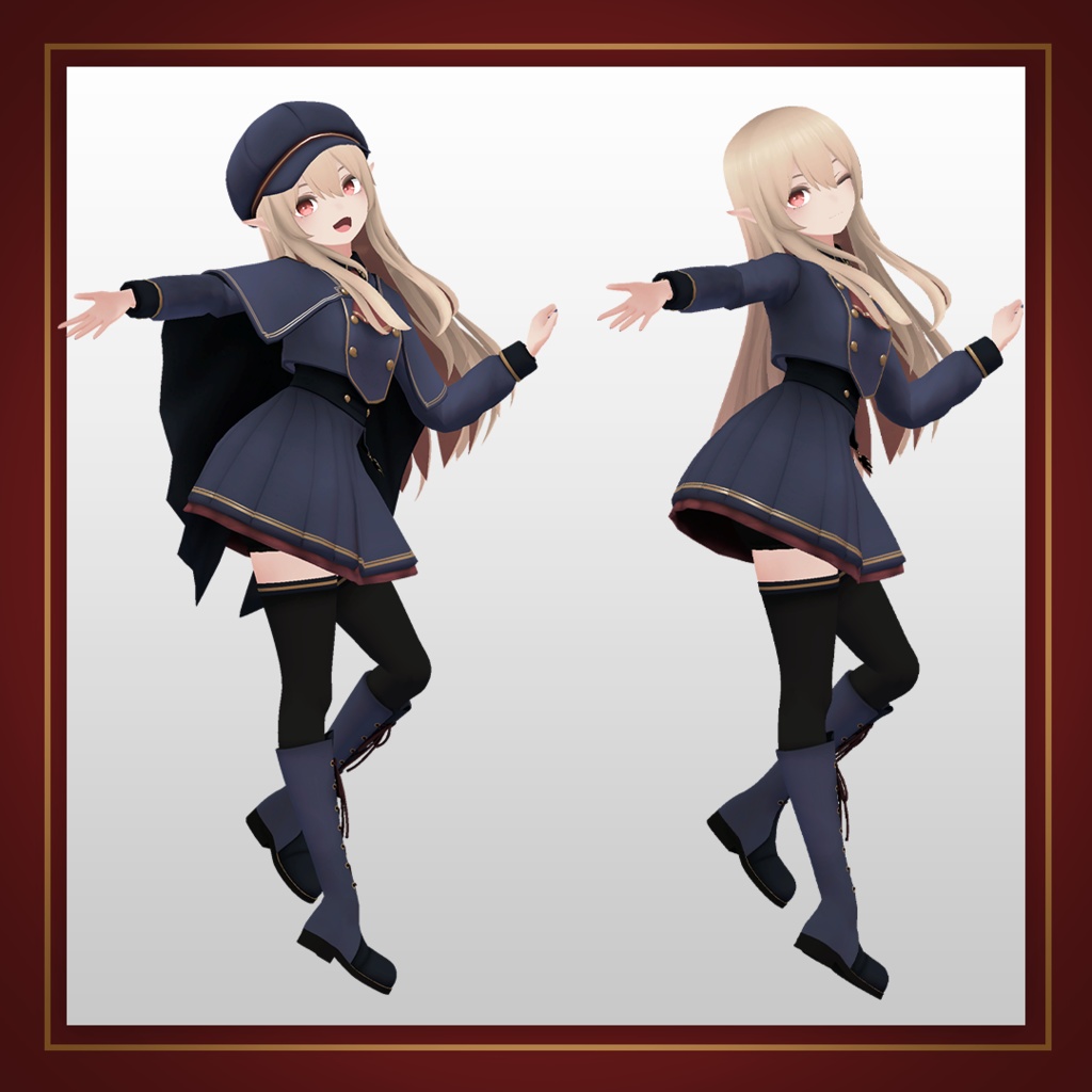 - オリヴィア - オリジナル3Dモデル(Ver.2)