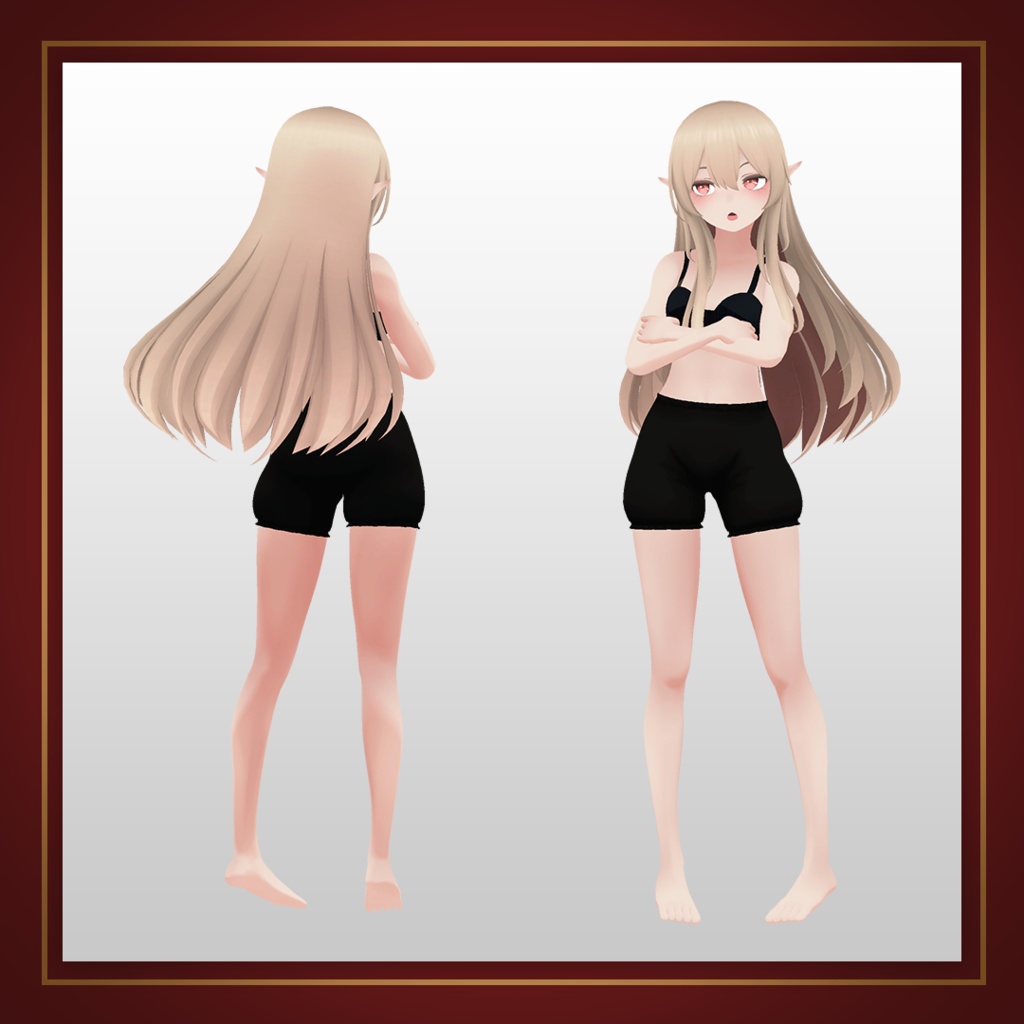 - オリヴィア - オリジナル3Dモデル(Ver.2)