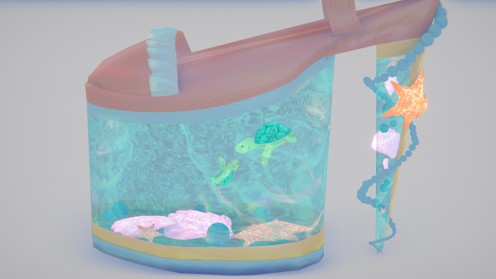 Mermaid Heelz - マーメイド ハイヒール VRChat向けオリジナル3Dアバタ FBX unitypackage