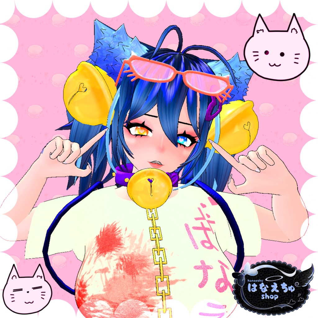 ねこめがね 3D model