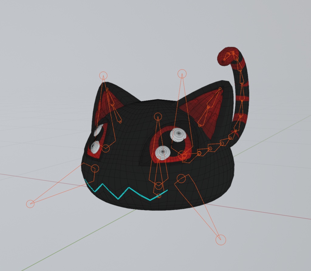 Kuroneko Follower Pet - くろねこ ペット オリジナル3Dモデル PhysBone Unitypackage VRChat