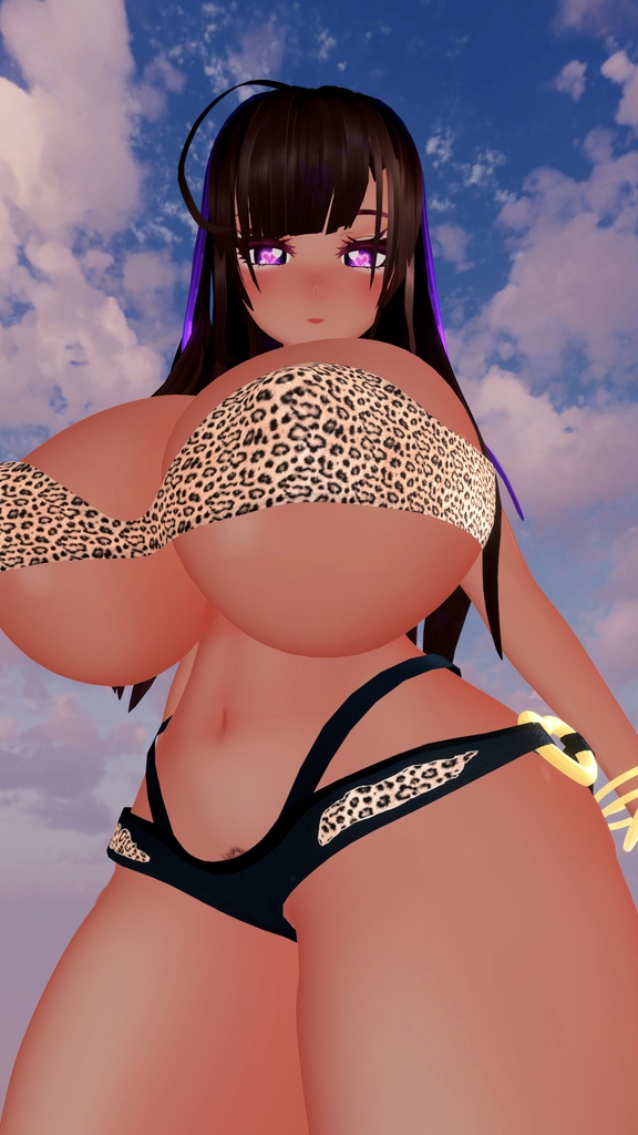「PB」Leopard Outfit Set 「まみ」 Original 3D model Unitypackage