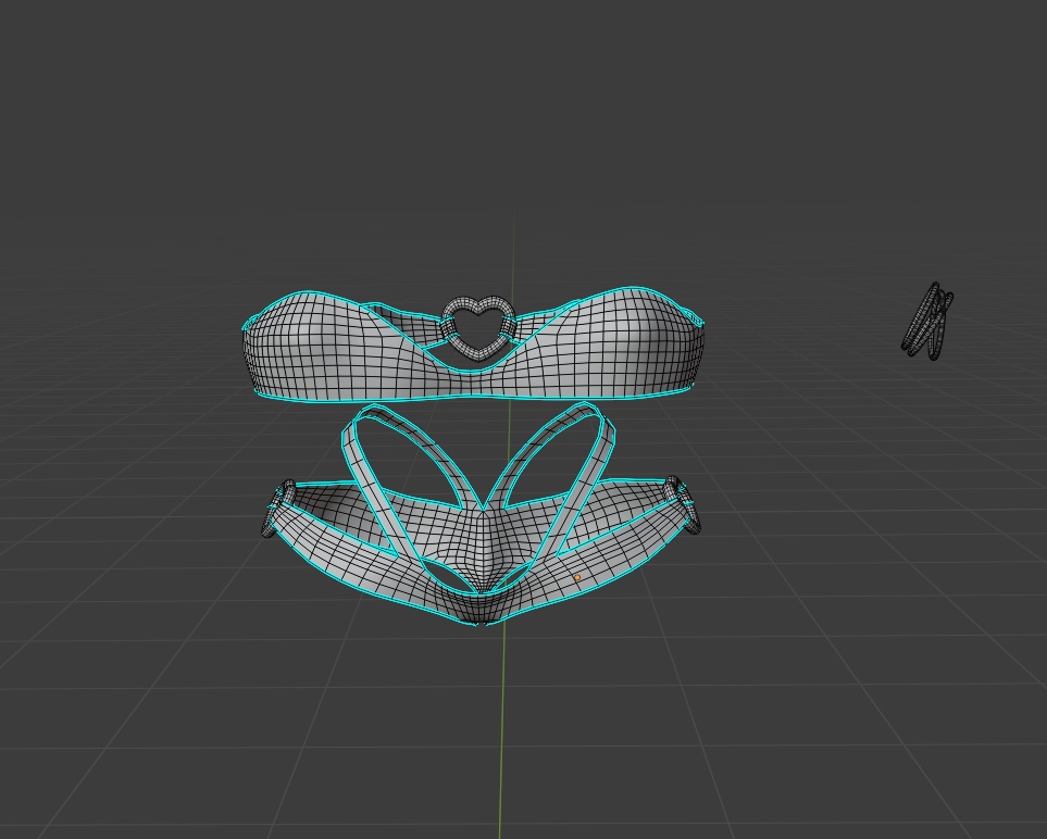 「PB」Leopard Outfit Set 「まみ」 Original 3D model Unitypackage