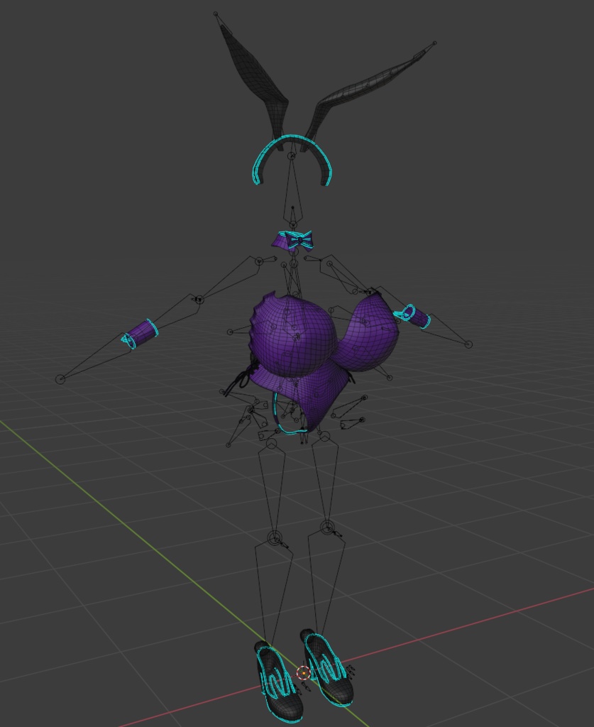 「まみ」バニースーツ Bunnysuit 3D Model Unitypackage