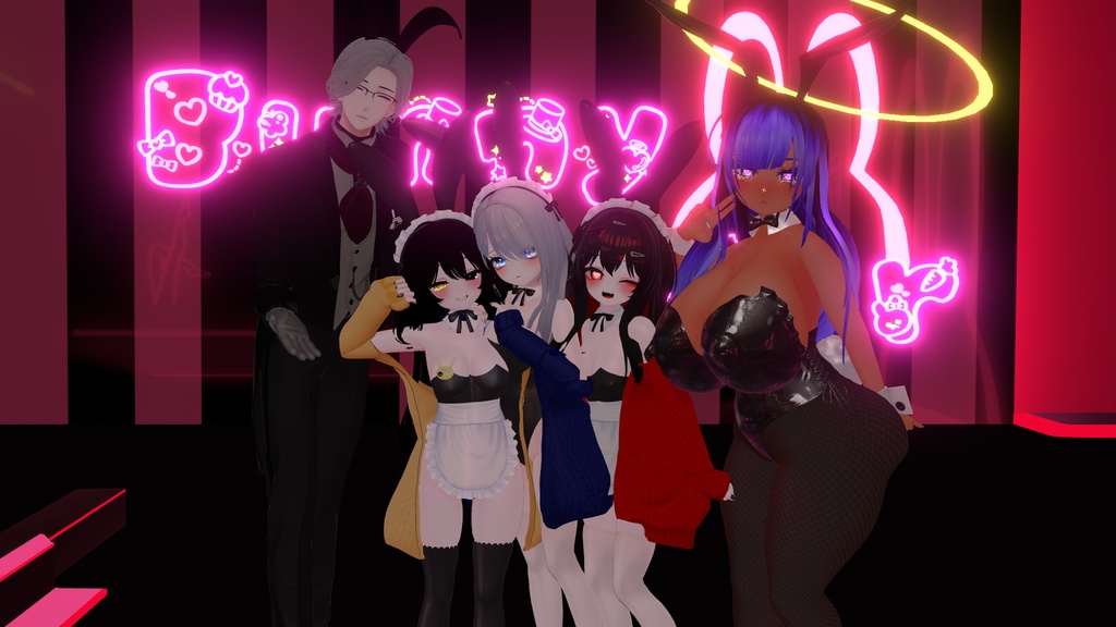 「まみ」バニースーツ Bunnysuit 3D Model Unitypackage