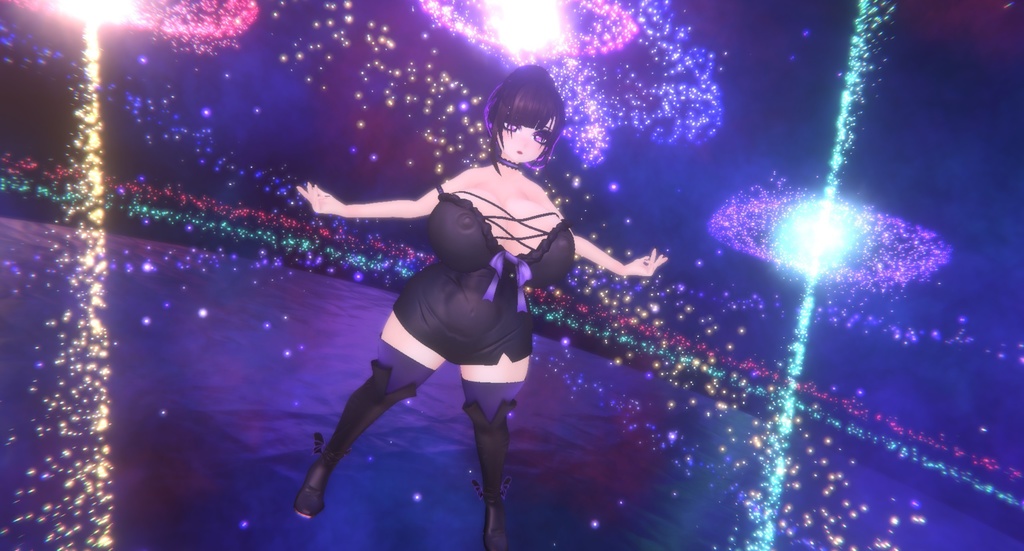 「まみ」Witch Outfit Set - 魔女衣装セット 3D Model Unitypackage Halloween