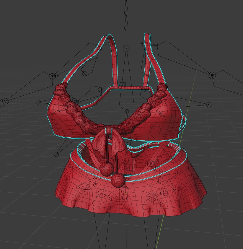 「まみ」Christmas Micro Outfit Set クリスマス衣装セット 3D Model Unitypackage VRChat