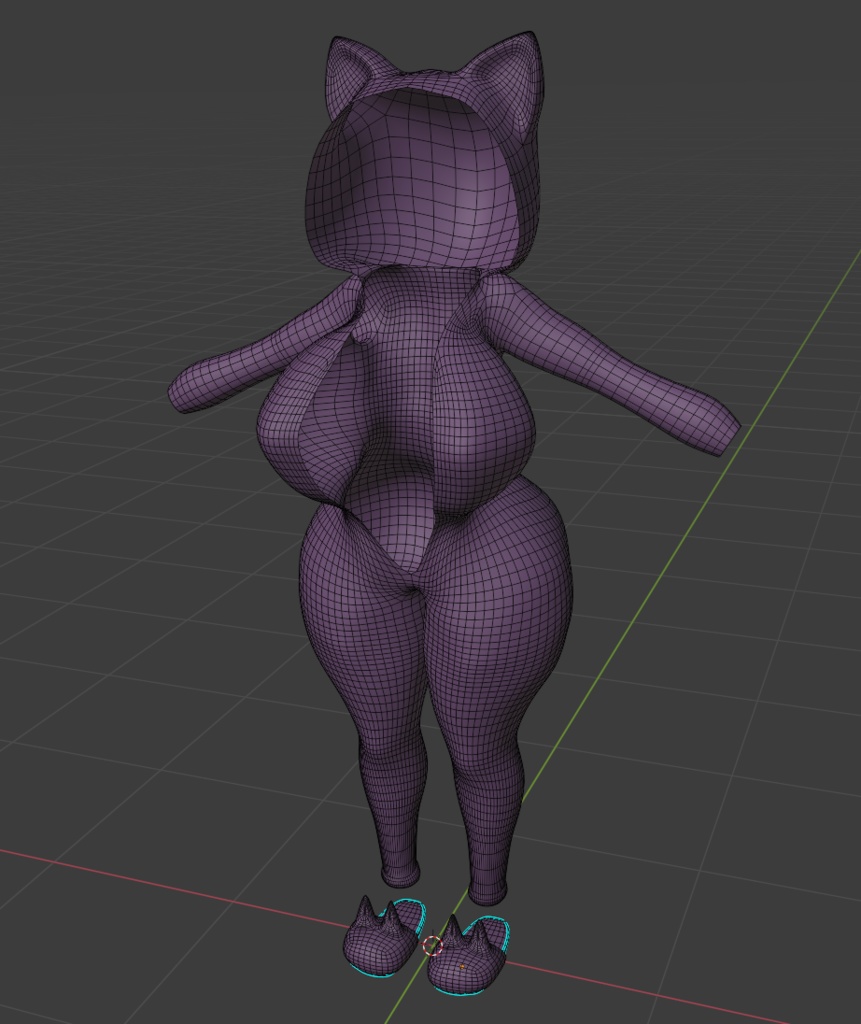 「まみ」Gyaru Onesie ギャル きぐるみ 3D Model Unitypackage VRChat