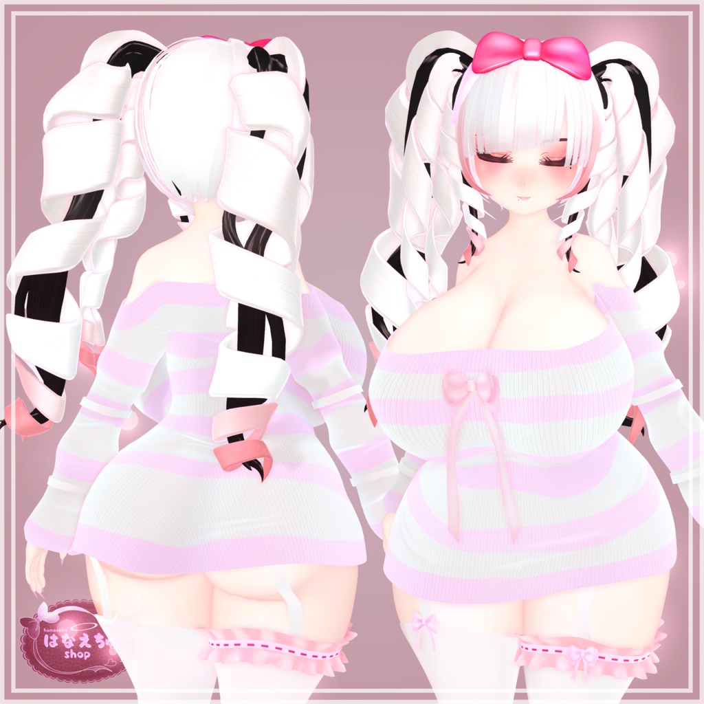 「PB」Pastel Hime Set「まみ」 Original 3D model Unitypackage VRChat