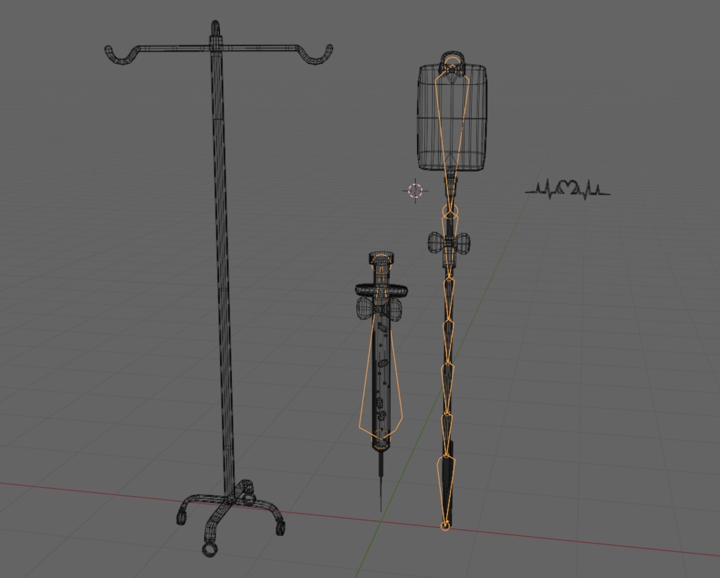 「まみ」Love Doctor Accessory Set + Makeup Textures  Original 3D model Unitypackage VRChat