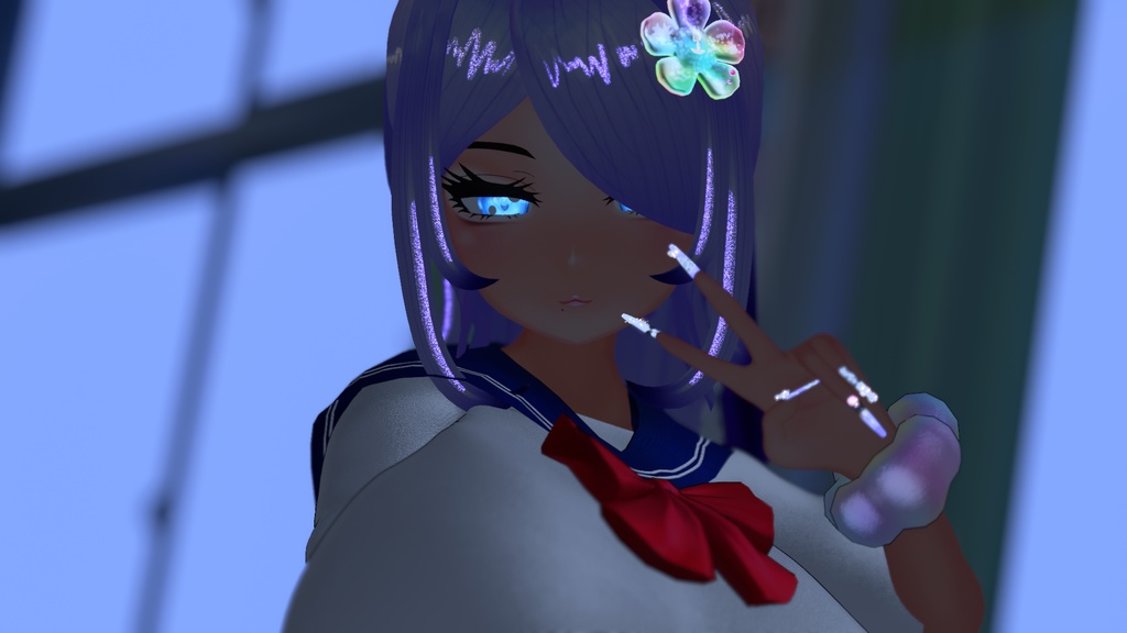 JK Summer Seifuku x Kogal Accessory Set JKギャルセット Original 3D model Unitypackage VRChat