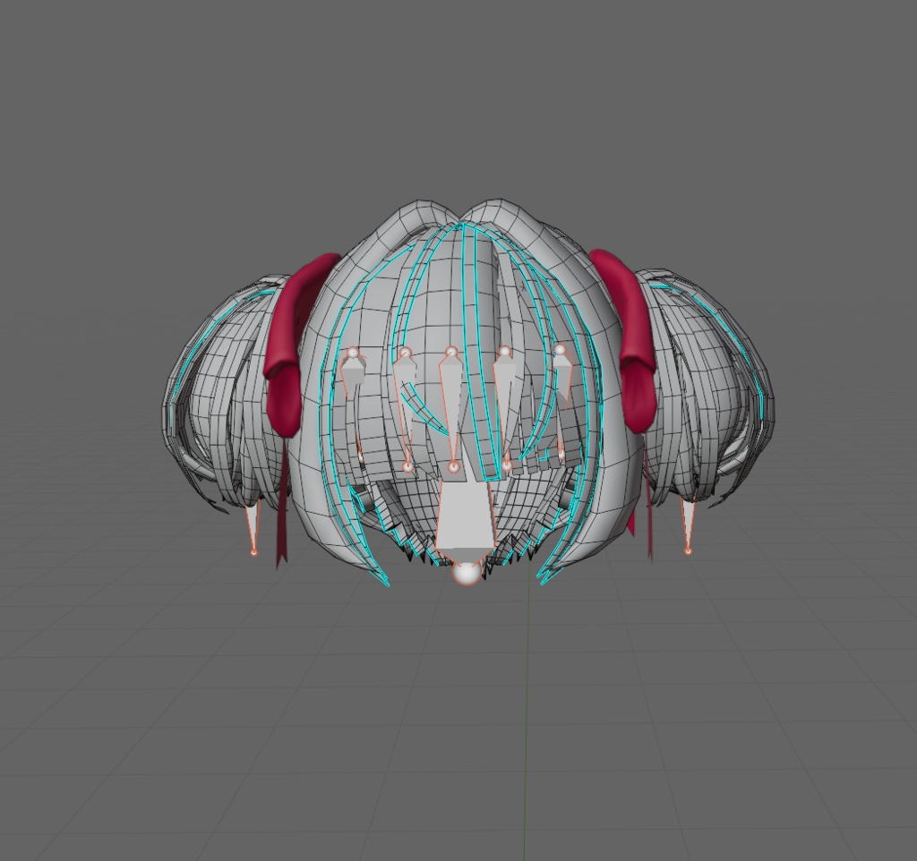 Baby Twintails Hairstyle ベビーツインテール ヘアスタイル 3D Model Unitypackage VRChat