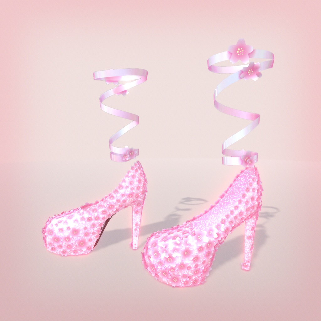 Sakura High Heelz さくらハイヒール  花見2023 VRChat向けオリジナル3Dアバタ FBX unitypackage