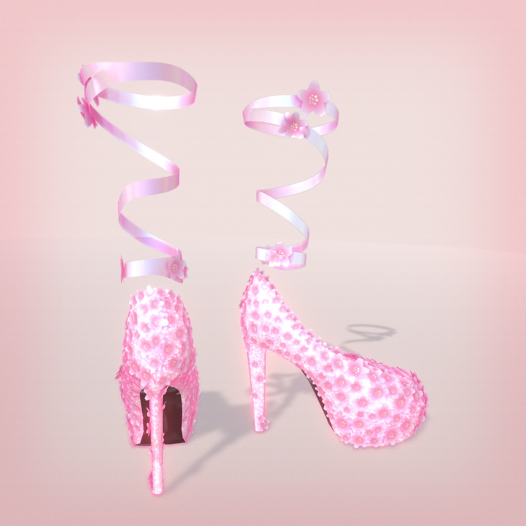 Sakura High Heelz さくらハイヒール  花見2023 VRChat向けオリジナル3Dアバタ FBX unitypackage